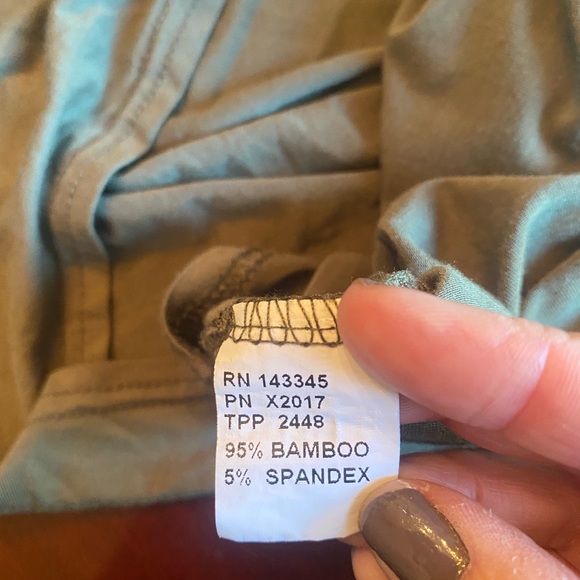 Piko 1988 Olive Green Bamboo Blend Short Sleeve Dress - Picture 11 of 12